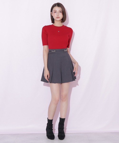 JILL by JILL STUART(ジルバイジルスチュアート)の「ビット付きショートパンツ(その他パンツ・レディース・グレー/モカ/ベージュ系その他・FREE)」の5枚目の写真