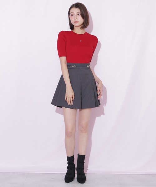 JILL by JILL STUART(ジルバイジルスチュアート)の「ビット付きショートパンツ(その他パンツ・レディース・グレー/モカ/ベージュ系その他・FREE)」の6枚目の写真