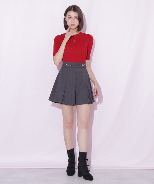 JILL by JILL STUART(ジルバイジルスチュアート)の「ビット付きショートパンツ(その他パンツ・レディース・グレー/モカ/ベージュ系その他・FREE)」の7枚目の写真