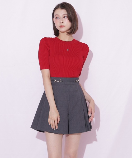 JILL by JILL STUART(ジルバイジルスチュアート)の「ビット付きショートパンツ(その他パンツ・レディース・グレー/モカ/ベージュ系その他・FREE)」の4枚目の写真