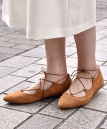 Spick & Span | ≪2016S/S予約≫LEPOレースUPフラットポインテッド◆(バレエシューズ)