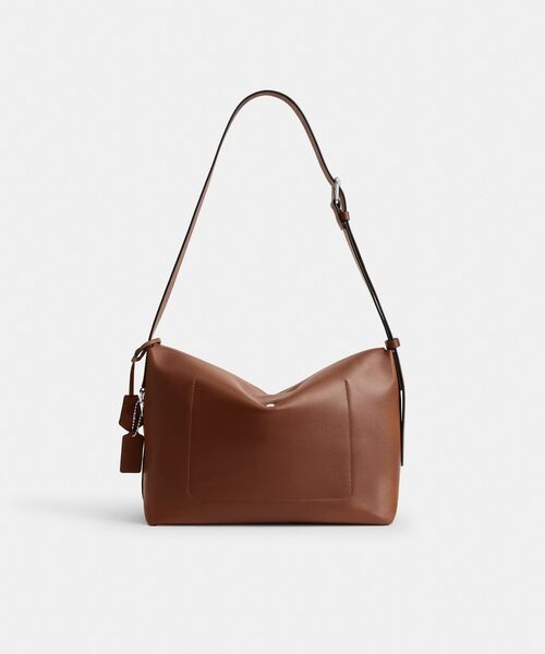 COACH（コーチ）の「ラドロー メッセンジャー・ラブド レザー（メッセンジャーバッグ・メンズ・ブラウン系その他・ONE）」の4枚目の写真