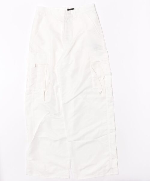 L.H.P(エルエイチピー)の「Abyssea/アビセア/Heavy Nylon wide cargo pants(カーゴパンツ・メンズ・ホワイト・1)」の1枚目の写真