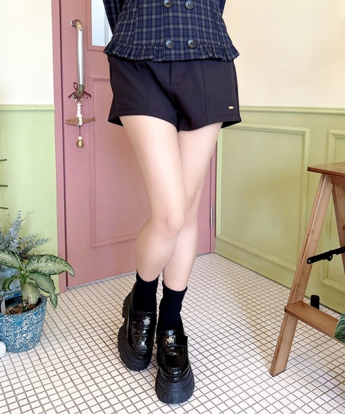 one way(ワンウェイ)の「プレート付きショーパン(その他パンツ・レディース・グレー系その他/ブラック・FREE)」の2枚目の写真