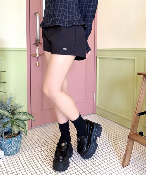 one way(ワンウェイ)の「プレート付きショーパン(その他パンツ・レディース・グレー系その他/ブラック・FREE)」の3枚目の写真