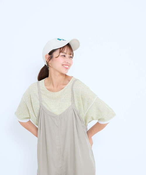 HEART MARKET(ハートマーケット)の「フェイクレイヤードコクーンチュニック(Tシャツ/カットソー・レディース・ブラック/サックスブルー/イエロー/オートミール・FREE)」の15枚目の写真