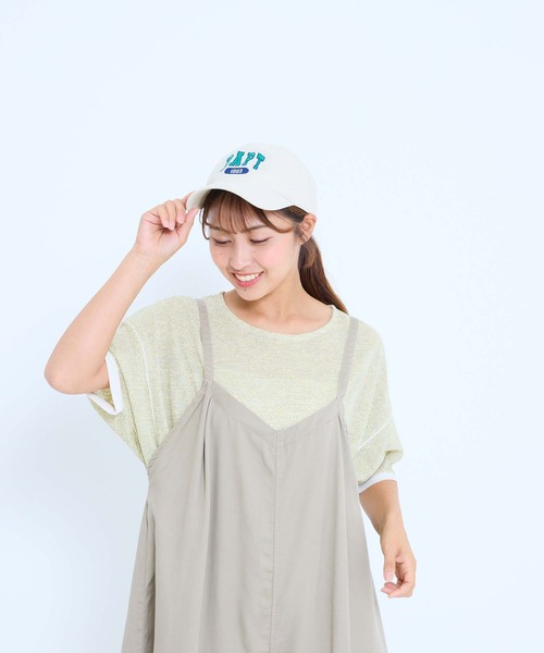 HEART MARKET(ハートマーケット)の「フェイクレイヤードコクーンチュニック(Tシャツ/カットソー・レディース・ブラック/サックスブルー/イエロー/オートミール・FREE)」の20枚目の写真