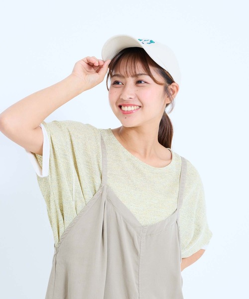 HEART MARKET(ハートマーケット)の「フェイクレイヤードコクーンチュニック(Tシャツ/カットソー・レディース・ブラック/サックスブルー/イエロー/オートミール・FREE)」の21枚目の写真