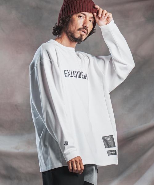ANGENEHM(アンゲネーム)の「mlt5804-Interlock Fabric Long Sleeve Tshirt ロングスリーブTシャツ(AG07-031acg)(Tシャツ/カットソー・メンズ・ホワイト/ブラック・S/M/L)」の20枚目の写真
