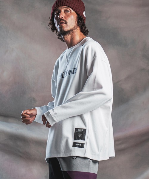 ANGENEHM(アンゲネーム)の「mlt5804-Interlock Fabric Long Sleeve Tshirt ロングスリーブTシャツ(AG07-031acg)(Tシャツ/カットソー・メンズ・ホワイト/ブラック・S/M/L)」の21枚目の写真