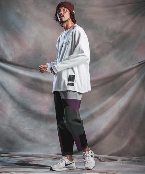 ANGENEHM(アンゲネーム)の「mlt5804-Interlock Fabric Long Sleeve Tshirt ロングスリーブTシャツ(AG07-031acg)(Tシャツ/カットソー・メンズ・ホワイト/ブラック・S/M/L)」の13枚目の写真