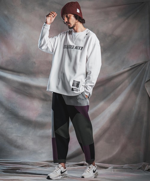 ANGENEHM(アンゲネーム)の「mlt5804-Interlock Fabric Long Sleeve Tshirt ロングスリーブTシャツ(AG07-031acg)(Tシャツ/カットソー・メンズ・ホワイト/ブラック・S/M/L)」の14枚目の写真