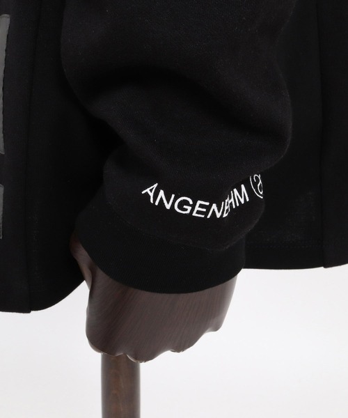 ANGENEHM(アンゲネーム)の「mlt5804-Interlock Fabric Long Sleeve Tshirt ロングスリーブTシャツ(AG07-031acg)(Tシャツ/カットソー・メンズ・ホワイト/ブラック・S/M/L)」の3枚目の写真