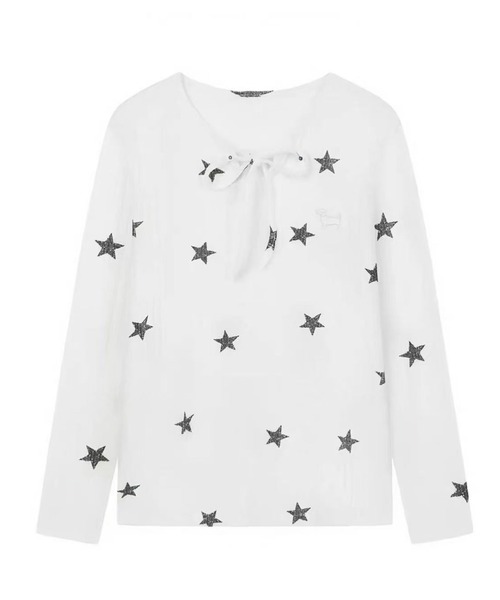 Achic(アシック)の「星柄フロントリボンカットソー(Tシャツ/カットソー・レディース・ホワイト・M)」の19枚目の写真