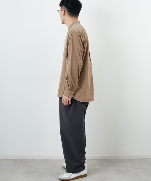 DANTON（ダントン）の「[DANTON/ダントン] 細畝コーデュロイ バンドカラーシャツ（シャツ/ブラウス・レディース・オリーブ/サンドベージュ/チャコール・40/42）」の22枚目の写真