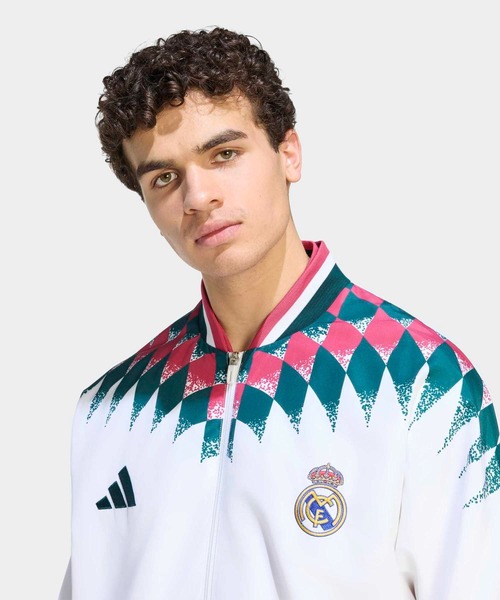 adidas(アディダス)の「レアル・マドリード スタジアム トラックトップ / ジャージ / アディダス adidas(ジャージ・メンズ・ホワイト・XXX-LARGE/X-LARGE/SMALL/MEDIUM/LARGE/XX-LARGE)」の7枚目の写真