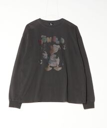 E-COME（イーカム）の「DDN-LST01  PIGMENT LONG SLEEVE TEE DONALD（Tシャツ/カットソー）」