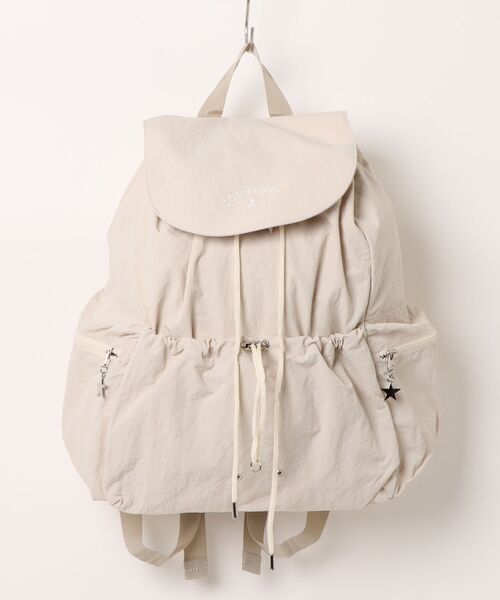 CONVERSE(コンバース)の「CV STRING FRAP BACK PACK(バックパック/リュック・メンズ・ブラウン/アイボリー/ブラック・FREE)」の2枚目の写真