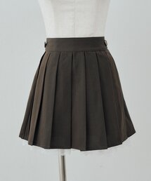 裾レースプリーツスカート