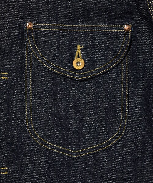 FREAK'S STORE(フリークスストア)の「Lee × FREAK'S STORE/リー 別注 101 COWBOY JACKET/カウボーイ デニムジャケット(デニムジャケット・メンズ・ネイビー/インディゴブルー・MEDIUM/LARGE)」の18枚目の写真