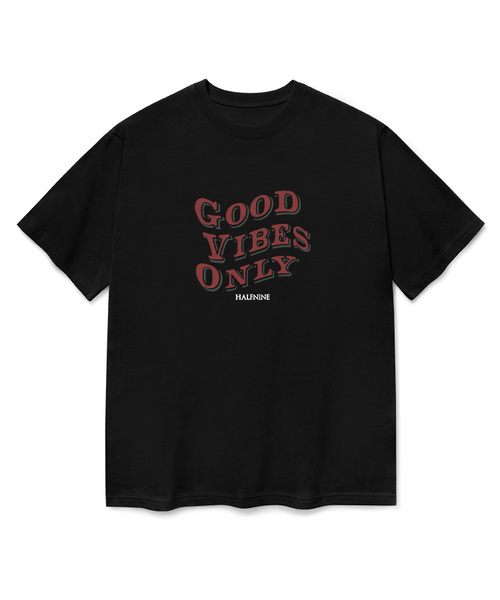 HALFNINE(ハーフナイン)の「グッドバイブ 半袖Tシャツ F05BRD_HBX11036(Tシャツ/カットソー・メンズ・グレー系その他/ホワイト/ブラック/ブルー・L/M/S/XL)」の3枚目の写真