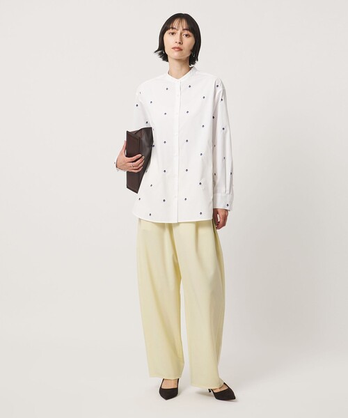 UNITED ARROWS(ユナイテッドアローズ)の「T/W バレルパンツ(その他パンツ・レディース・ダークブラウン/イエロー/ネイビー・36/38)」の10枚目の写真