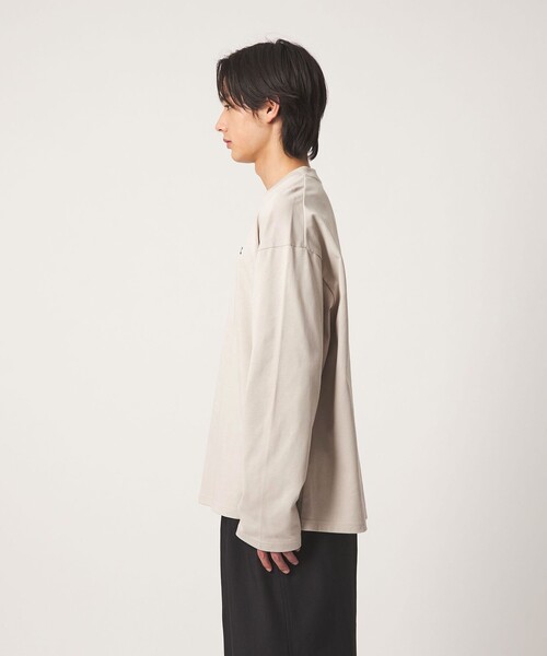 CITEN(シテン)の「<CITEN>C.フロッキープリントロンT(Tシャツ/カットソー・メンズ・イエロー/ライトグレー/ネイビー・M/L)」の14枚目の写真