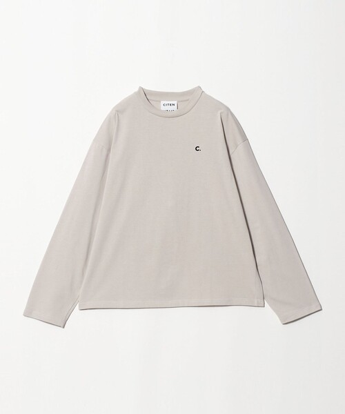 CITEN(シテン)の「<CITEN>C.フロッキープリントロンT(Tシャツ/カットソー・メンズ・イエロー/ライトグレー/ネイビー・M/L)」の22枚目の写真