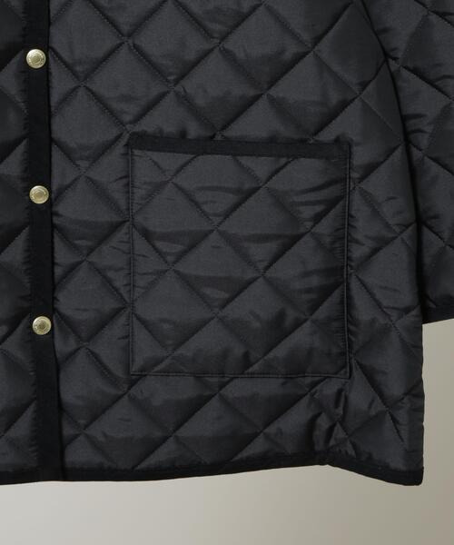 Traditional Weatherwear（トラディショナルウェザーウェア）の「Traditional Weatherwear/ARKLEY A-LINE MIDDLE（ノーカラージャケット・レディース・ブラック・32/34）」の9枚目の写真