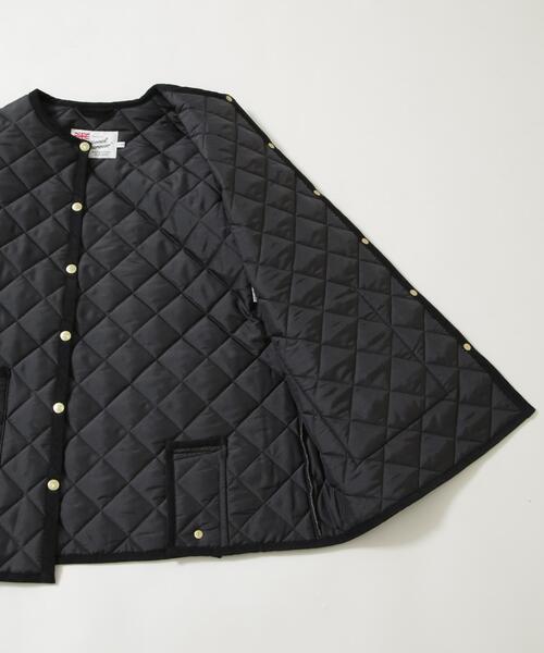 Traditional Weatherwear（トラディショナルウェザーウェア）の「Traditional Weatherwear/ARKLEY A-LINE MIDDLE（ノーカラージャケット・レディース・ブラック・32/34）」の13枚目の写真