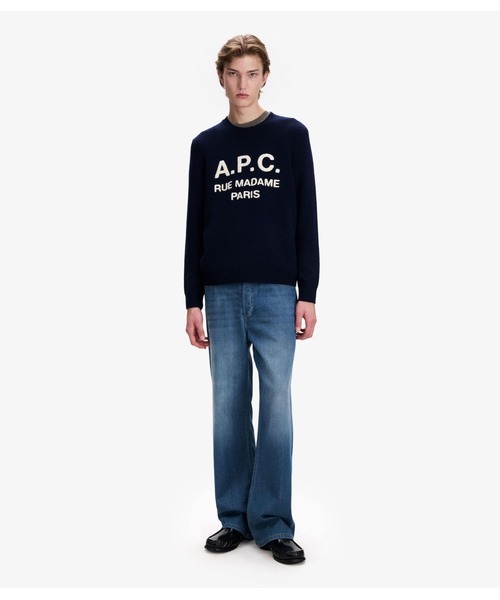 A.P.C.（アーペーセー）の「PULL MAURICE（Tシャツ/カットソー・メンズ・ネイビー・ONESIZE/L/S/M）」の3枚目の写真