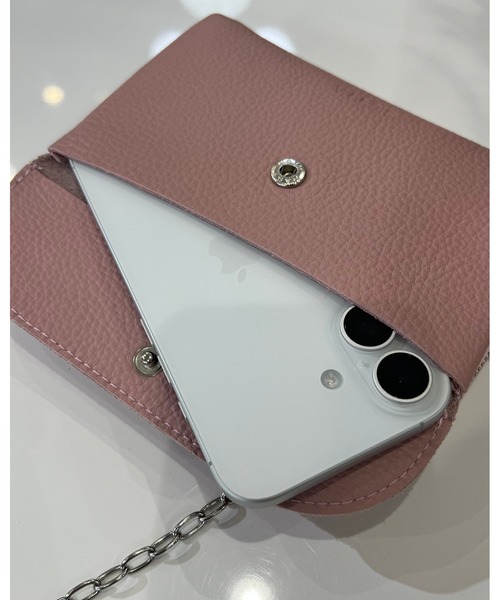 SETiA(セチア)の「【made in japan】ウォレットショルダー(ショルダーバッグ・レディース・ブラック/ベビーピンク/グレイッシュベージュ・FREE)」の5枚目の写真