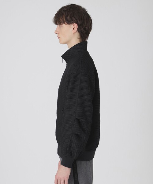 BLACK LABEL CRESTBRIDGE(ブラックレーベル・クレストブリッジ)の「【BLACK lab.】ダブルラッセルスタンドカラーブルゾン(ブルゾン・メンズ・ブラウン系その他5/ブラック・M/L)」の5枚目の写真