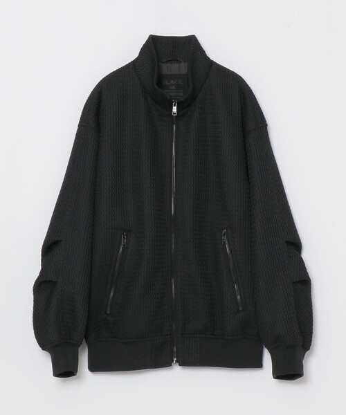 BLACK LABEL CRESTBRIDGE(ブラックレーベル・クレストブリッジ)の「【BLACK lab.】ダブルラッセルスタンドカラーブルゾン(ブルゾン・メンズ・ブラウン系その他5/ブラック・M/L)」の10枚目の写真