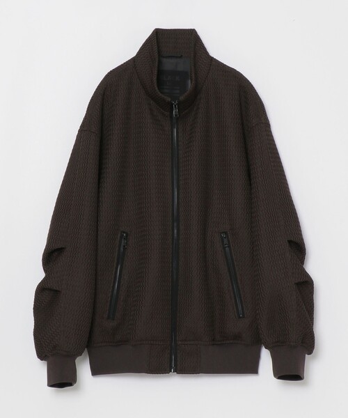 BLACK LABEL CRESTBRIDGE(ブラックレーベル・クレストブリッジ)の「【BLACK lab.】ダブルラッセルスタンドカラーブルゾン(ブルゾン・メンズ・ブラウン系その他5/ブラック・M/L)」の18枚目の写真