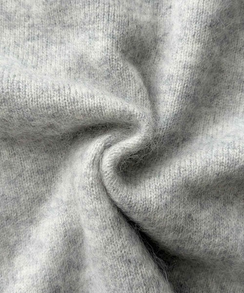 ELFRANK（エルフランク）の「【2026AW】【極上天然素材100% / シルク＆カシミヤ混ウール】五分袖ニットプルオーバー（ニット/セーター・レディース・ピンク/ライトグレー/ブルー/ブラウン/グレー/オフホワイト・FREE）」の20枚目の写真