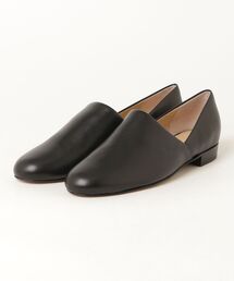 SIDE CUT STACKED FLAT SHOES 11115-8503