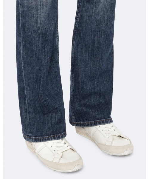 ALLSAINTS(オールセインツ)の「LIAM LEATHER AND SUEDE LOW-TOP TRAINERS | LIAM レザー アンド スエード ロートップ スニーカー(スニーカー・レディース・ホワイト・UK3/UK5)」の2枚目の写真