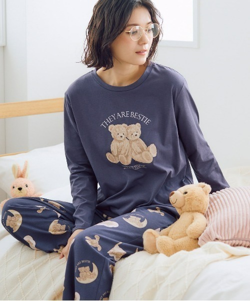 セール】「着るだけで癒される。ふわふわルームウェア」上下セット