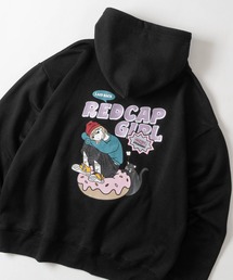【a-r】〔RedCapGirl/レッドキャップガール〕バック刺繍 プルパーカー ユニセックス/メンズ/レディース