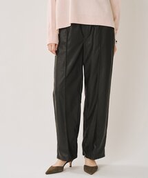 【Drawing Numbers】フェイクレザーワイドテーパードパンツ