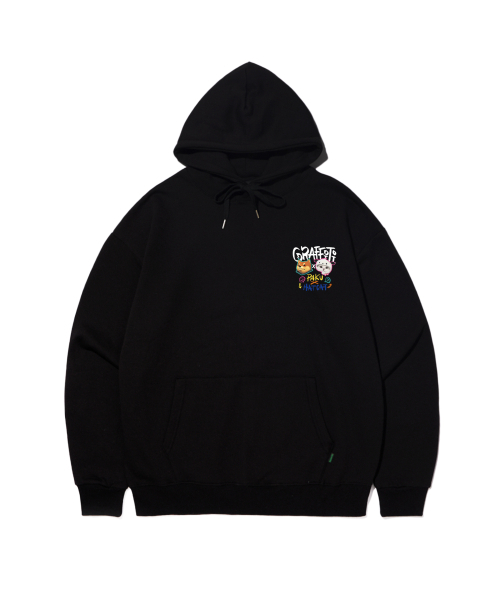 CREAM SODA LAB（クリームソーダラボ）の「[DOUBLE JD] PAKU X HATCAT フーディ ブラック（パーカー・レディース・その他・L/M/XL/L/XL/M/L/XL/2XL）」の4枚目の写真