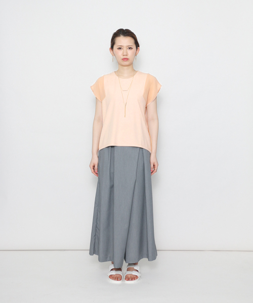 SENSE OF PLACE by URBAN RESEARCH(センスオブプレイスバイアーバンリサーチ)の「CF シアースリーブT(半袖)(Tシャツ/カットソー・レディース・ブラック/ライトグレー/ピンク/ホワイト・FREE)」の22枚目の写真