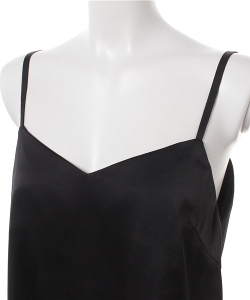 LIMITLESS LUXURY(リミットレスラグジュアリー)の「サテンキャミ◆(シャツ/ブラウス・レディース・ブラック/ベージュ/ブルー系その他・FREE)」の8枚目の写真