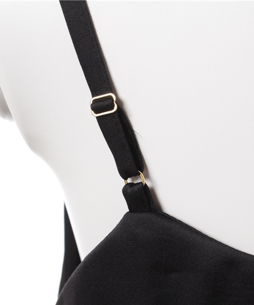 LIMITLESS LUXURY(リミットレスラグジュアリー)の「サテンキャミ◆(シャツ/ブラウス・レディース・ブラック/ベージュ/ブルー系その他・FREE)」の5枚目の写真