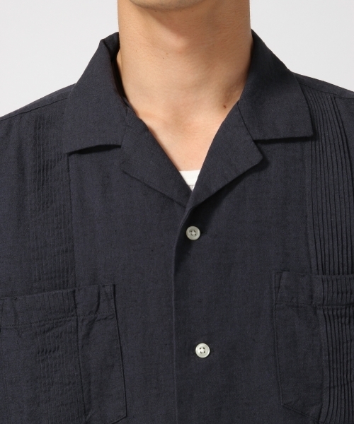 RAGEBLUE（レイジブルー）の「オープンカラーシャツ/727625（シャツ/ブラウス・メンズ・ホワイト/ネイビー/キャメル・MEDIUM/LARGE）」の11枚目の写真