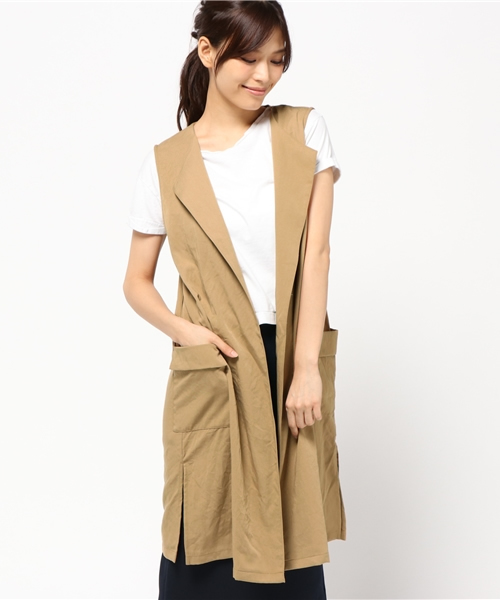 LBC（エルビーシー）の「ヴィンテージジレ（ベスト・レディース・オリーブ/モカ・MEDIUM/LARGE）」の14枚目の写真