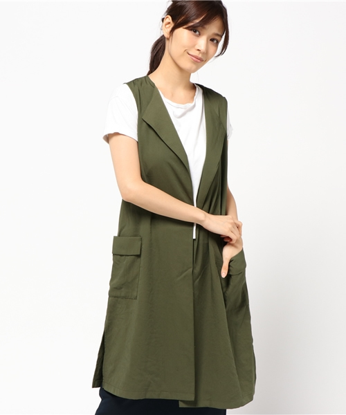 LBC（エルビーシー）の「ヴィンテージジレ（ベスト・レディース・オリーブ/モカ・MEDIUM/LARGE）」の15枚目の写真