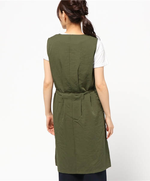 LBC（エルビーシー）の「ヴィンテージジレ（ベスト・レディース・オリーブ/モカ・MEDIUM/LARGE）」の6枚目の写真