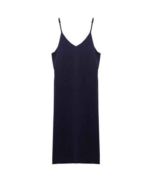 Re:EDIT（リエディ）の「[販売枚数22万枚突破][高身長/大きいサイズ有][お気に入り登録数5.2万][イージーケア]ジョーゼットポンチロングキャミワンピース（ワンピース・レディース・グリーン/ワイン/ブラック×ホワイト/ブラック/モカ/キャメル/ライトブルー/ピンク/ライトグレー/ベビーピンク/モスグリーン/ネイビー/ラベンダー/パープル/パープル系その他/チャコールグレー/ベージュ/アイボリー系/パープル系その他2/ブラック系その他/ベージュ系/ブラック系その他2/ブラウン系その他/グレー系その他/アイボリー・MEDIUM/LARGE/SMALL/TALL/X-LARGE）」の17枚目の写真